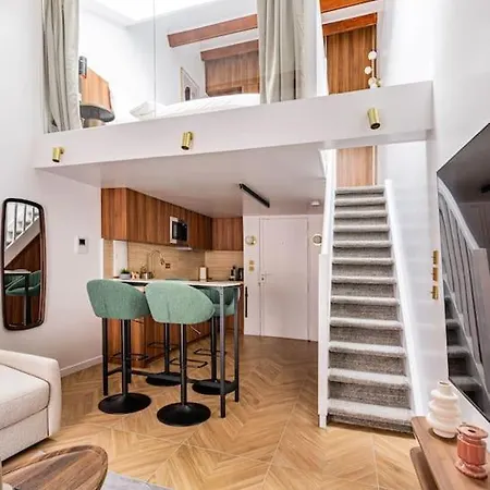 155#suite Luxueuse#etienne Marcel#chatelet#paris 3 Апартаменты Париж